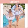 New Pvc Inflatable Astronaut Cute Rabbit Swim Ring Children's Lovely Swimming Safety Ring Supply For Water Activities