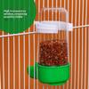 2/4/8/12Pcs Automatic Cage Hanging Parrot Water Dispenser 240ML Bird Feeder For Small Medium Large Bird Pet Cage Accessories