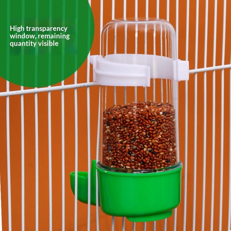 2/4/8/12Pcs Automatic Cage Hanging Parrot Water Dispenser 240ML Bird Feeder For Small Medium Large Bird Pet Cage Accessories