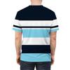 Men Bird Striped T Shirt Short Sleeve O-Neck TShirt Vintage Sport Casual Large Size T-Shirts Men’s