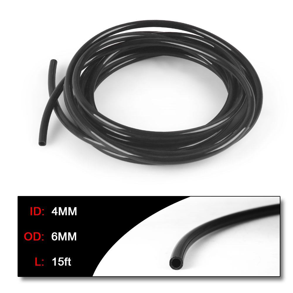 PUSH LOCK Black Vacuum Fitting Kit Turbo Wastegate & Solenoid for Turbocharged Vehicle