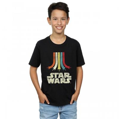 T-shirt da bambino in cotone arcobaleno