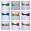 10/50Pcs Elastic Chair Bow Spandex Chair Sashes Tie Bands Wedding Chair Knot For Universal Banquet Party Chair Decorate