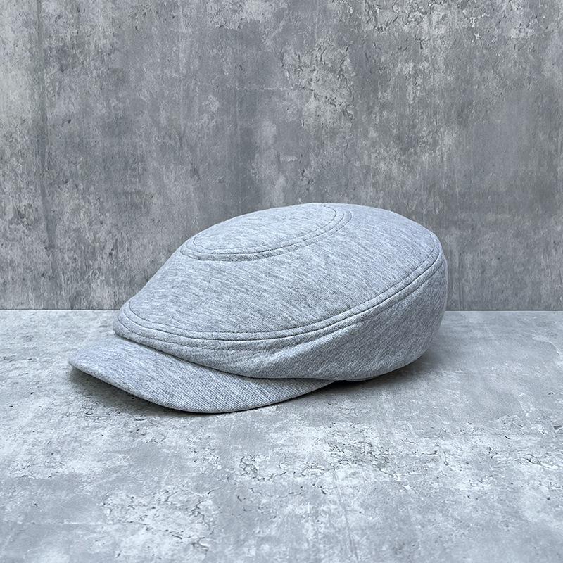 

Welfare British Style Retro Black Beret Female Spring And Autumn Antique Style Showing Face Small Versatile Literary Forward Hat M（56-58cm）