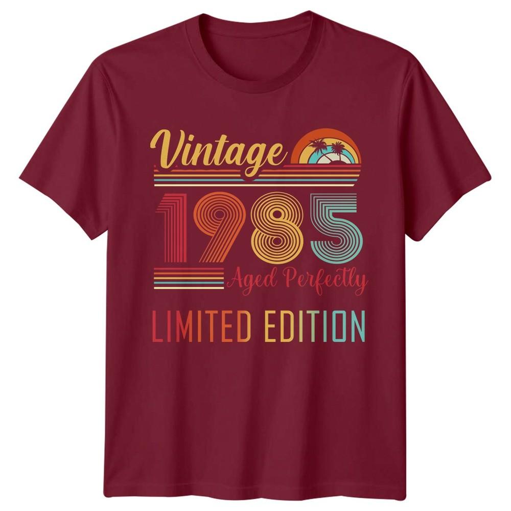 Vintage 1985 Aged 41st Birthday Unisexs TShirt Retro Limited Edition