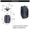 2Pcs Adjustable Tension Spring Hinges Compacts Size Heavy Duty Damping Hinge Gate Hardware For Furniture Cabinet