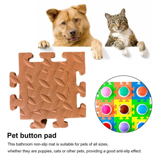 Pet Button Pad Anti-Slip Pet Communication Mat Innovative Innovative Pet Play Floor