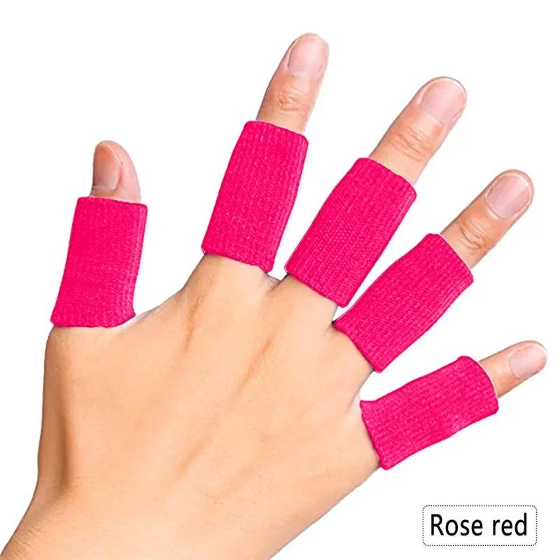 10Pcs Finger Protection Arthritis Support Thumb Brace Protector Finger Guard Fitness Sport Basketball Gym Elastic Finger Sleeves
