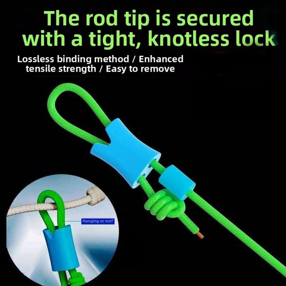 40/60 Sets Self Locking Self Locking Clip Secure Grip Line Guard Clip Rod Tip Connector For Anglers