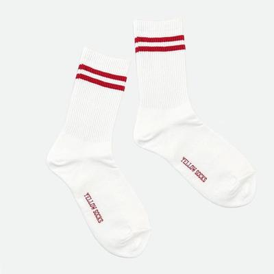 YELLOWSOCKS 2 LINE RED 2 LINE RED
