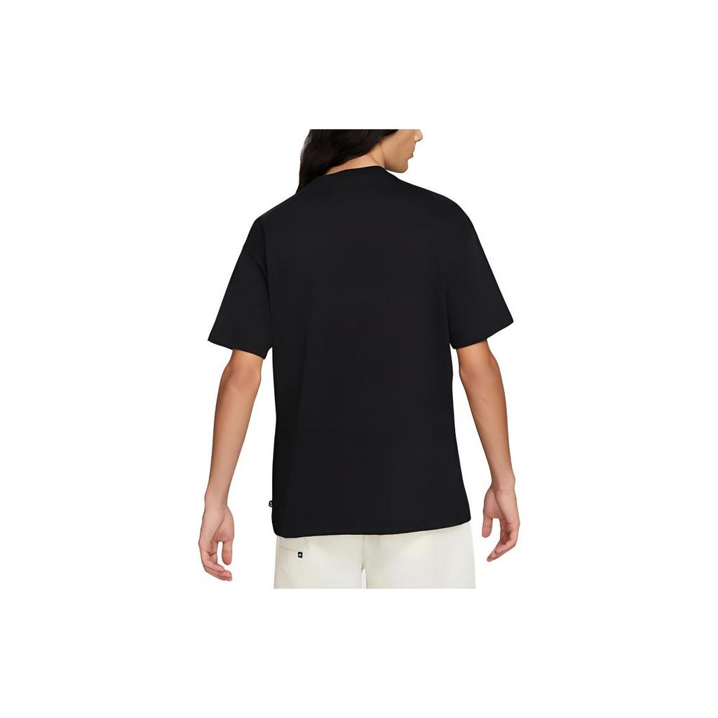 Nike SB Skateboard Print Strick Kurzarm T-Shirt Herren Oberteile Schwarz DD1301-010