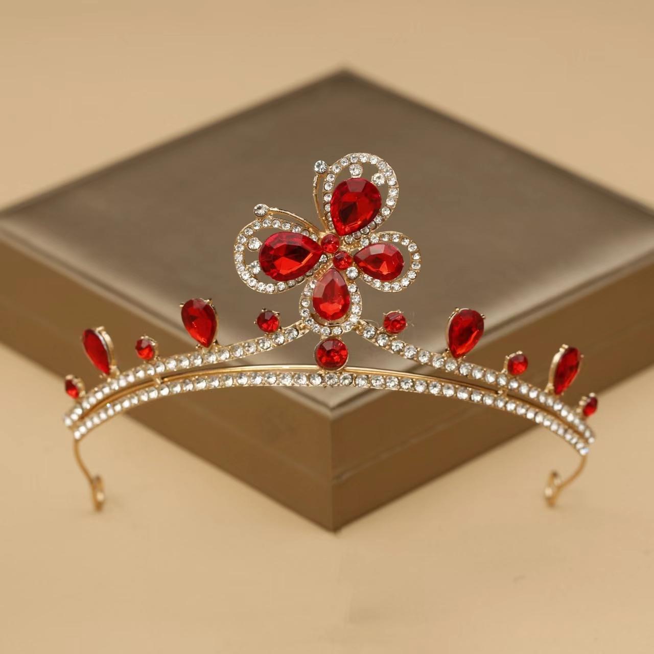 

1pc Fashion Geometric Jewelry Hair Accessory With Crystal Flowers Sweet Romantic Suitable Banquets Parties Women S Simple Crown