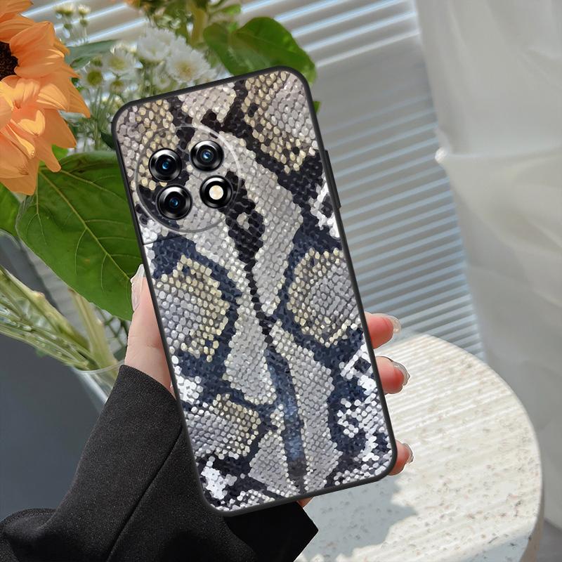 

Python Snake Skin Case For OnePlus 15R 15 13R 12R 10R 13 13T 12 11 10 10T 8T Nord CE 5 2 3 4 Lite N20 N30 Cover OnePlus 10R
