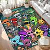 Custom Name Personalized Game Sprunki Print Carpet, Versatile Home Decor Rug, for Playroom, Apartment, Balcony, Entryway, Hallway Gift