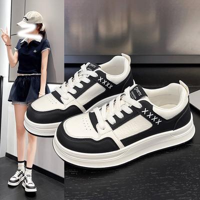 Popular Little White Shoes Women's 2025 New Autumn Versatile Flat Baseplate Shoes Student Non-slip Casual Sports Women's Shoes
