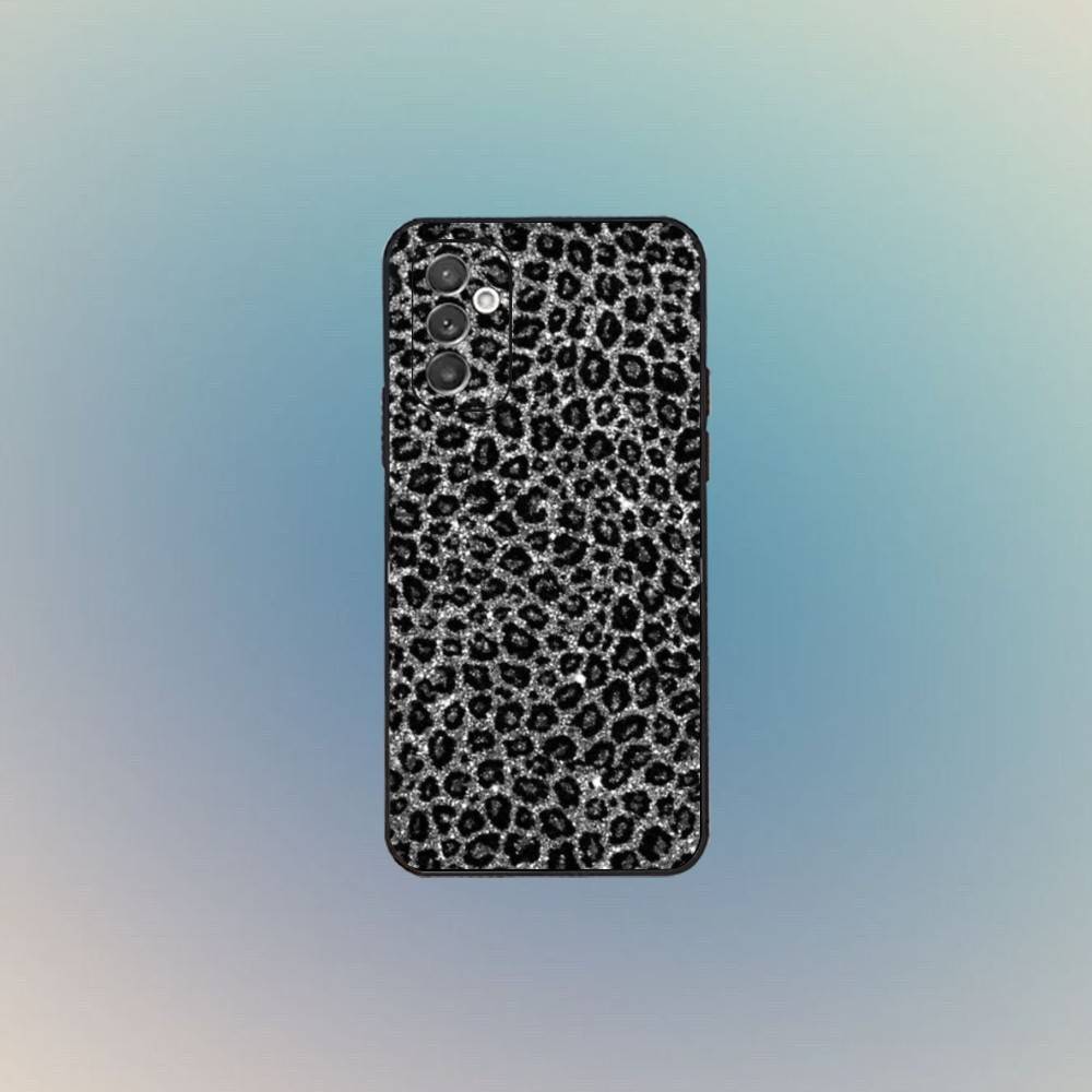 

Black Print Leopard Graphic Phone Case For Samsung S 25,24,23,22,30,21,10,9,Ultra,Plus,Lite,FE,4,5 G Black Soft Case Samsung S25ULTRA
