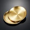 6pcs Plates with Storage Rack Stainless Steel Restaurant Snack Plate Cake Fries Plate Gold Tray