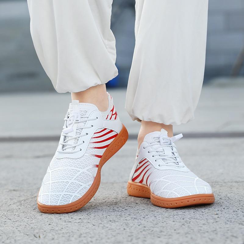 Sneakers Women's Chenjiagou Taiji Shoes Soft Mesh Breathable Cow Muscle Sole Martial Arts Shoes Men's Practice Shoes