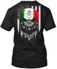 Mexican American Skull T Shirt Made In the USA Size S To 5XL