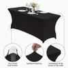 1PC Table Cloth For Hotel Wedding Party Banquet Outdoor  Solid Color Tablecloth  Elastic Washable Wrinkle Resistant