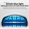 Vysoce výkonná SUN ledová lampa na nehty Dvě ruce UV LED lampa 57LED LED Sušák na nehty Rychleschnoucí LCD displej s automatickým snímáním