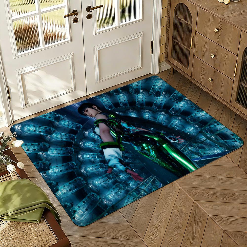 Game Stellar Blade Floor Mat Soft Thickened Absorbent Non-Slip Bedroom Living Room Door Mat Home Decor Flannel Rugs