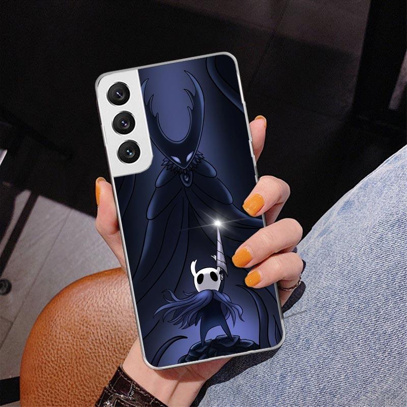 Hollow Knight Cartoon Phone Case For Samsung Galaxy S24 S25 Edge S26 Ultra S23 S22 S21 Plus S20 FE + Personalized Print Cover Ga