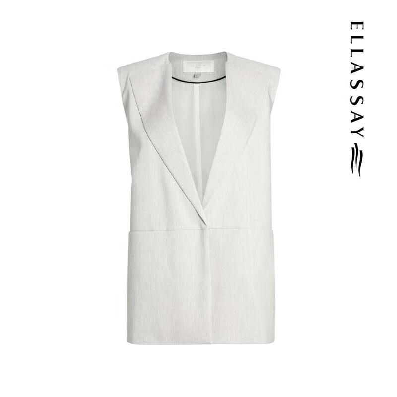 ELLASSAY Elegant V-Neck Women's Commuter Vest