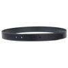 [GangTu] H Full Grain Leather Belt Replacement Strap Buckleless Width 32mm Black Waist: 32 Inch