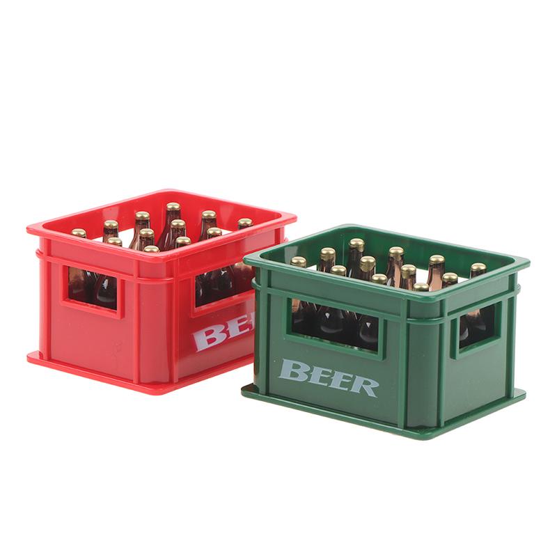 1:12 Dollhouse Mini Beer Drink Bottle Beer Box Drink Box Bar Kitchen Decor Toy