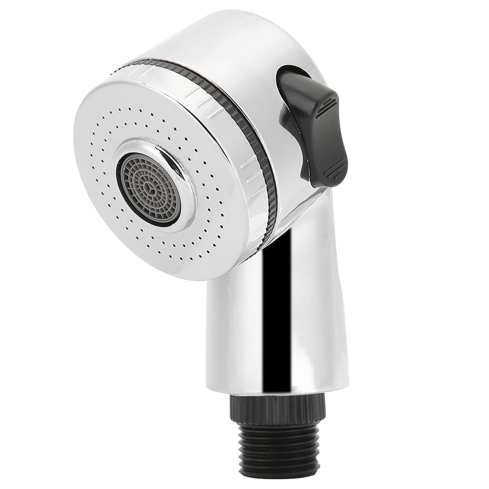 Yosoo High Pressure Shower Shower Booster Shower Adjustable Water Made of Engineering Plastic and Stainless Two Adjustment Buttons Head, Water-Saving