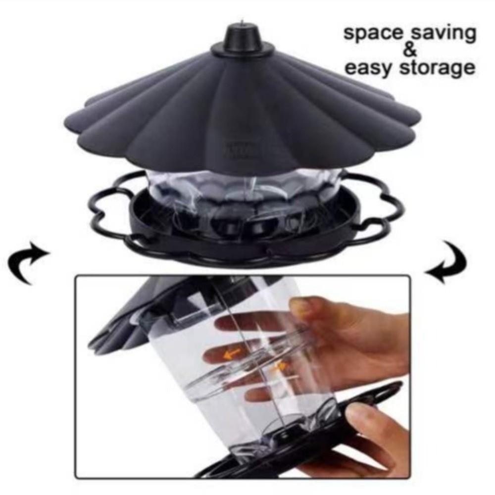 with Lanyard Hanging Wild Bird Feeder Folding Hummingbird Feeder Automatic Bird Feeder Backyard