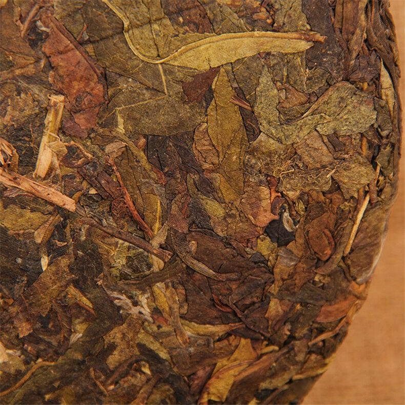 357g China Spring Puer Cake Pu Erh Raw Pu-erh Green Tea Handmade Fermented Leaf