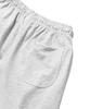 Gainsboro Sweat Shorts_White Melange