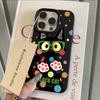 HOT Cartoon Black Cat Cool Lichee Leather Pattern Phone Case For Redmi Note 14 13 12 11 10 9 8 Pro Plus 4G 5G Shockproof Cover