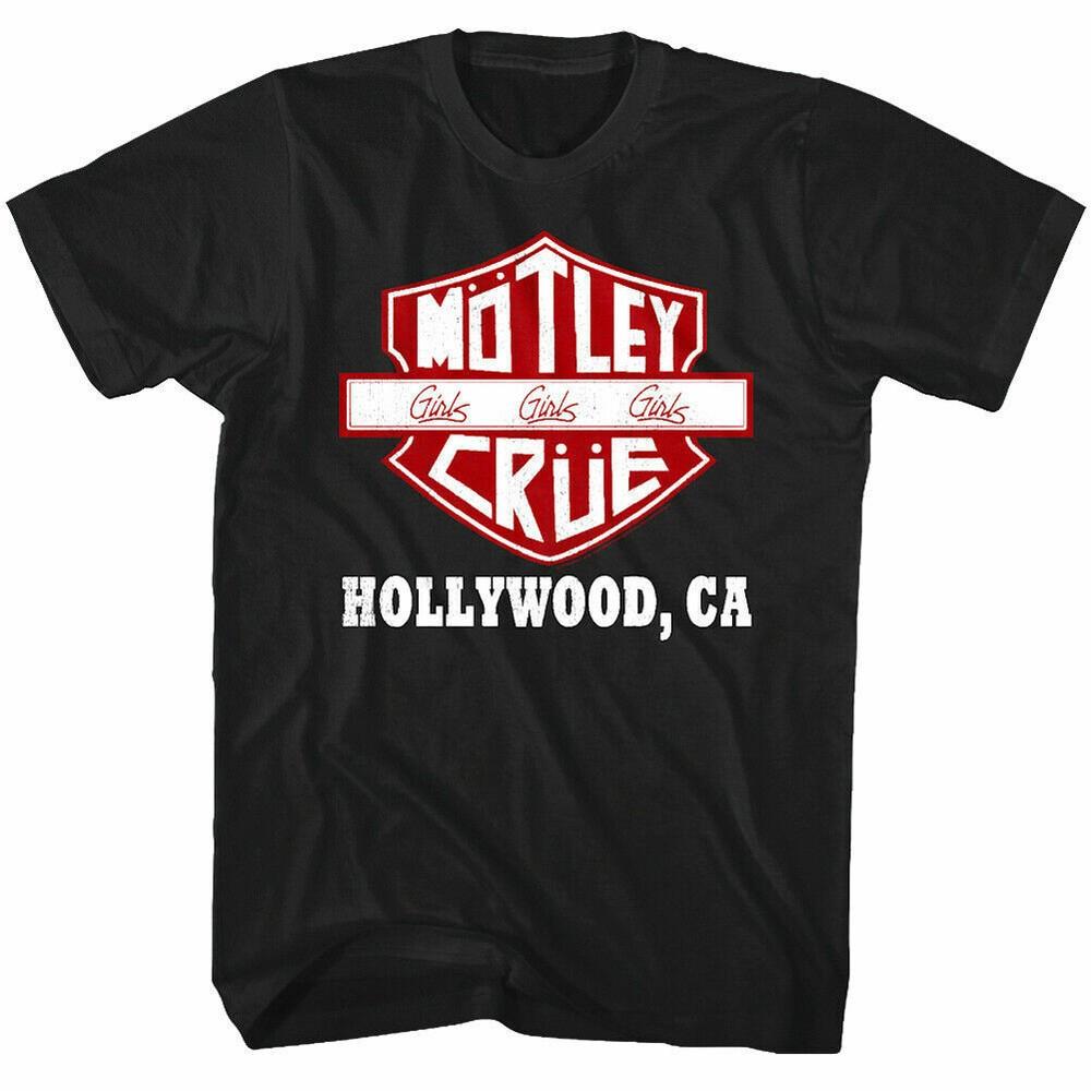 Motley Crue Girls Road Sign Men’s T Shirt, Shirt For Music Fan Unisex T-Shirt XXXL