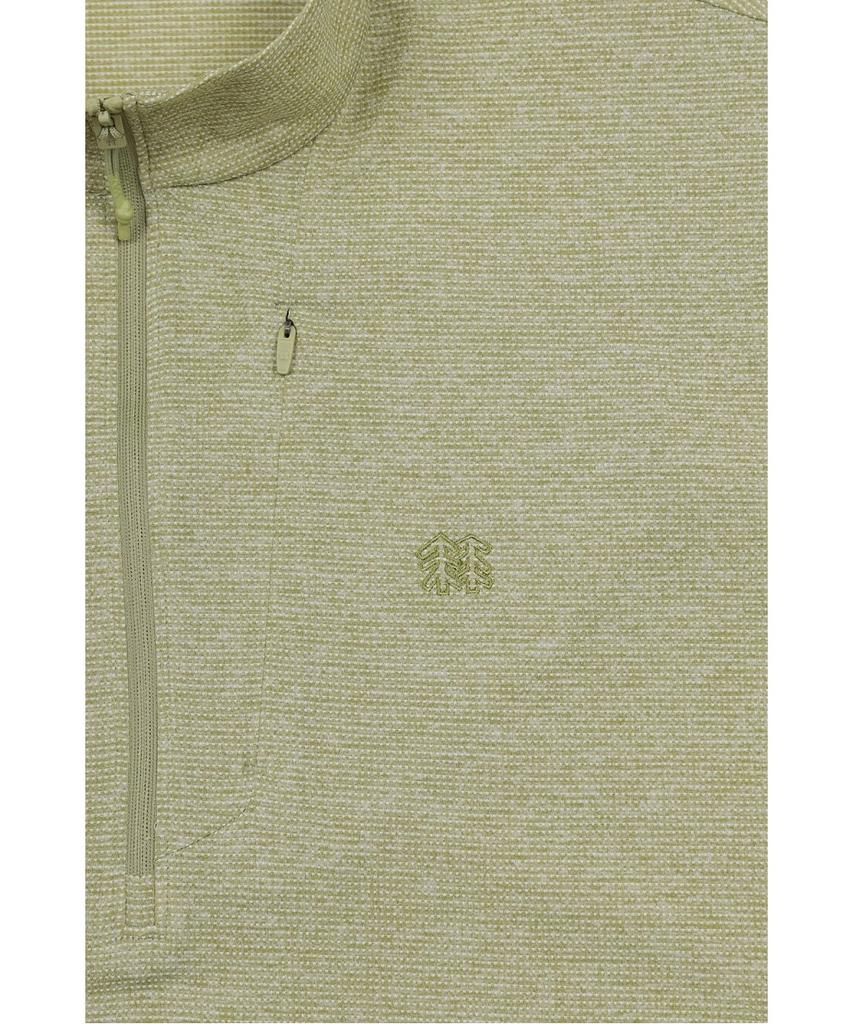 Koolongseupocheu Men'S Moss Dry Basic Zip-Up Short Sleeve T-Shirt Jwtcm26251Mos