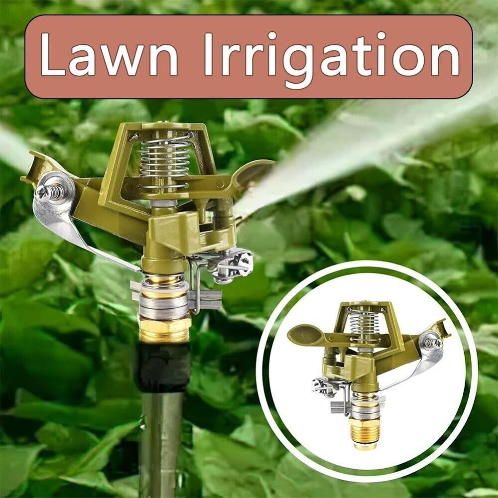Adjustable Nozzle Rotating Sprinkler 360° Rotation Garden Spray Nozzle  for Vegetable Field Orchard