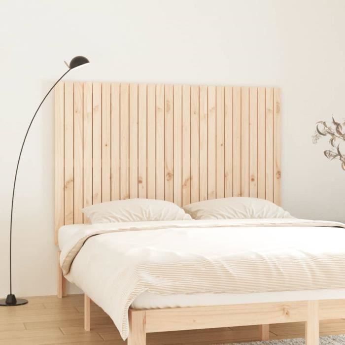 824958 vidaXL Tête de lit murale 166x3x110 cm Bois massif de pin