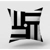 Modern Simple Black and White Geometric Pillow Case Home Sofa Pillow Cushion Cover