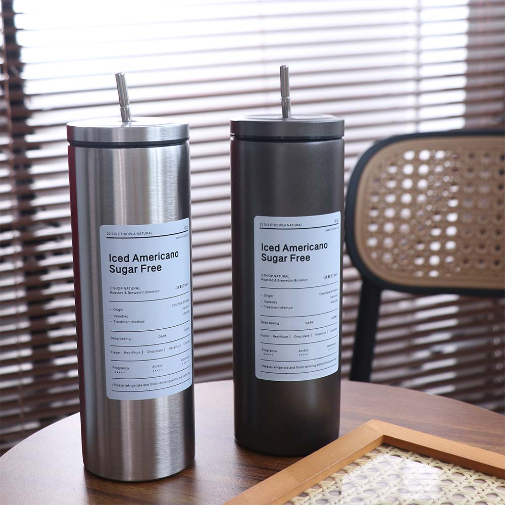 Portable American Coffee Mug Double Layered Insulation Water Cup Stainless Steel Car Cup  Gift