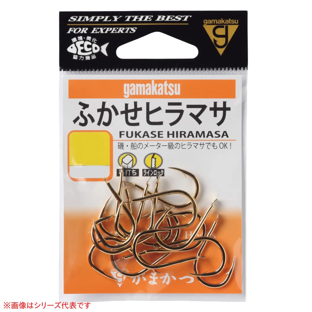 Gamakatsu Single Hook Fukase Amberjack No. 11 18 Pieces 66703