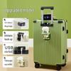 Multi-functional Travel Suitcase with USB & Cup Holder