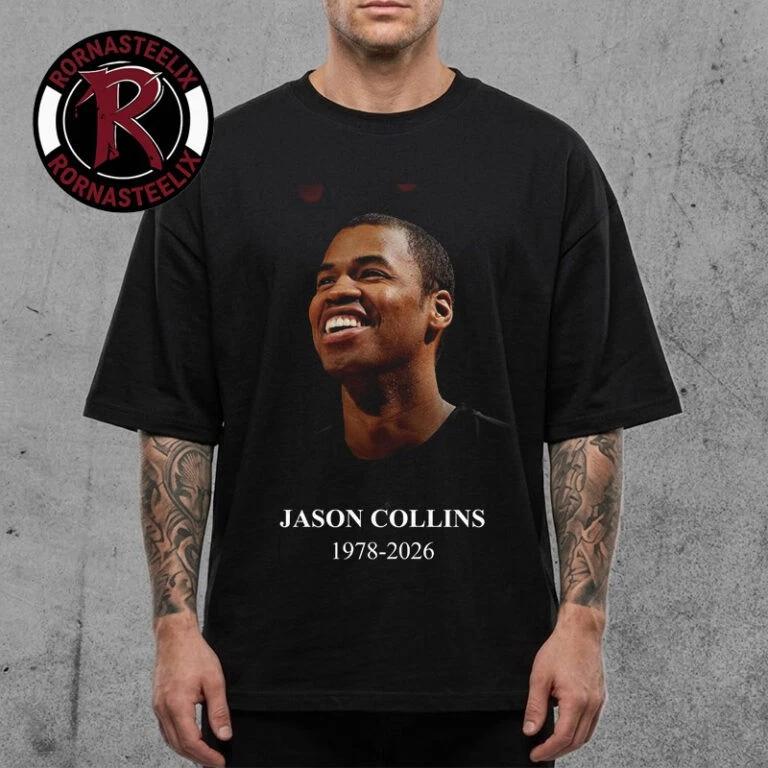 RIP Jason Collins NBA Player Passed Away 1978 2026 Unisex T Shirt L