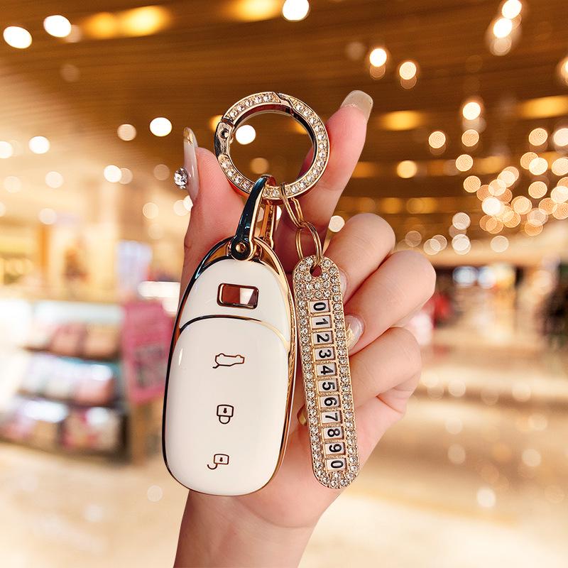 Premium Vollabdeckung Auto Schlüsselhülle