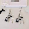 Guitar Bows Bag Charm Pendant Aesthetic Purse Charms Aesthetic Keychains Keyring for Women Backpack Purse Handbag Decors