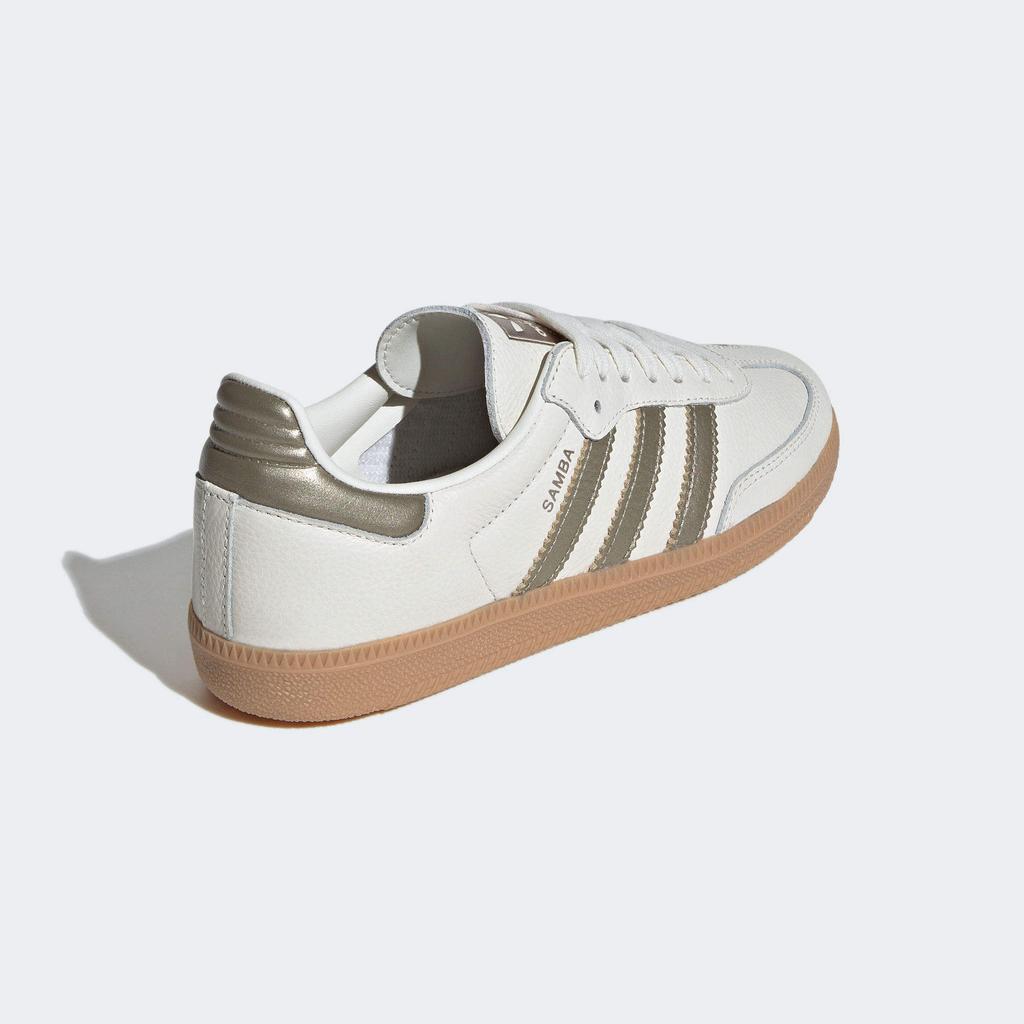Adidas Women's Samba Og 'Off White Wonder Gold Metallic' Sneakers IG1964