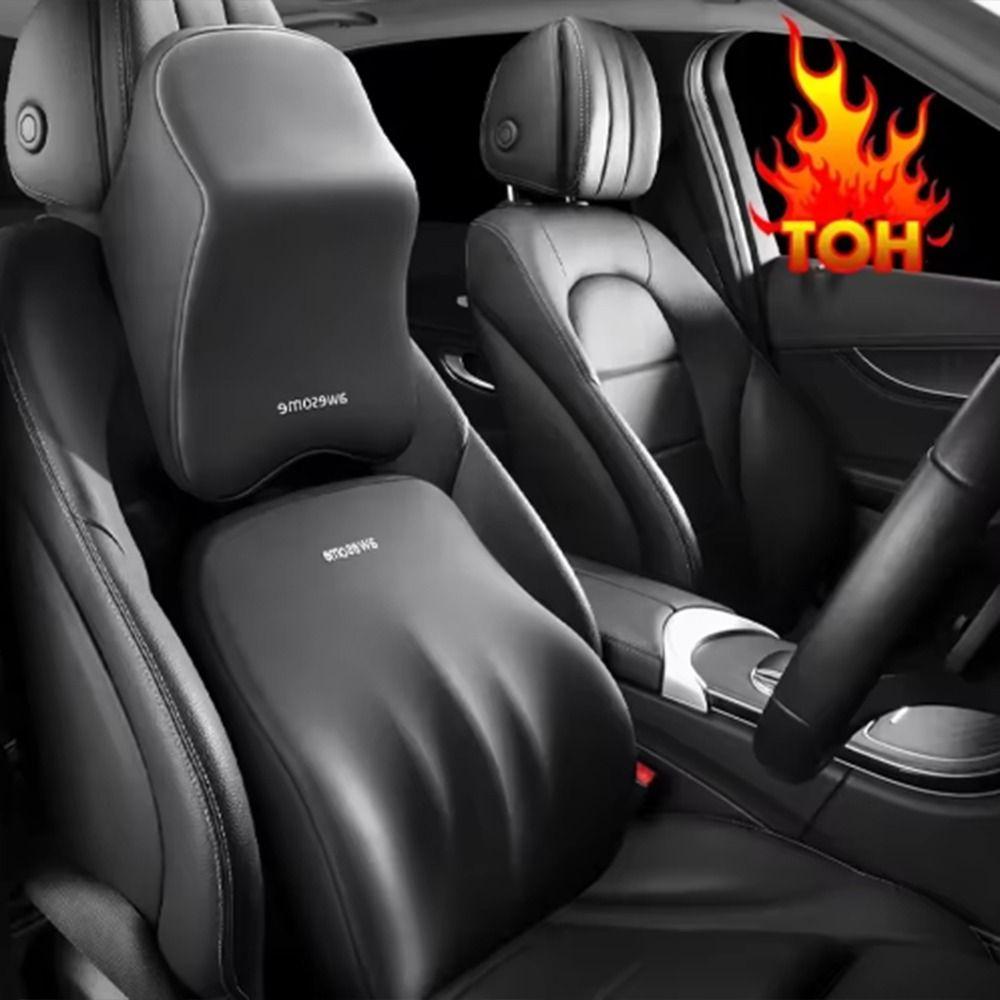 Anti-fatigue Car Neck Pillow Soft Neck Rest Cushion Breathable Car Headrest  Car Interior Ornaments