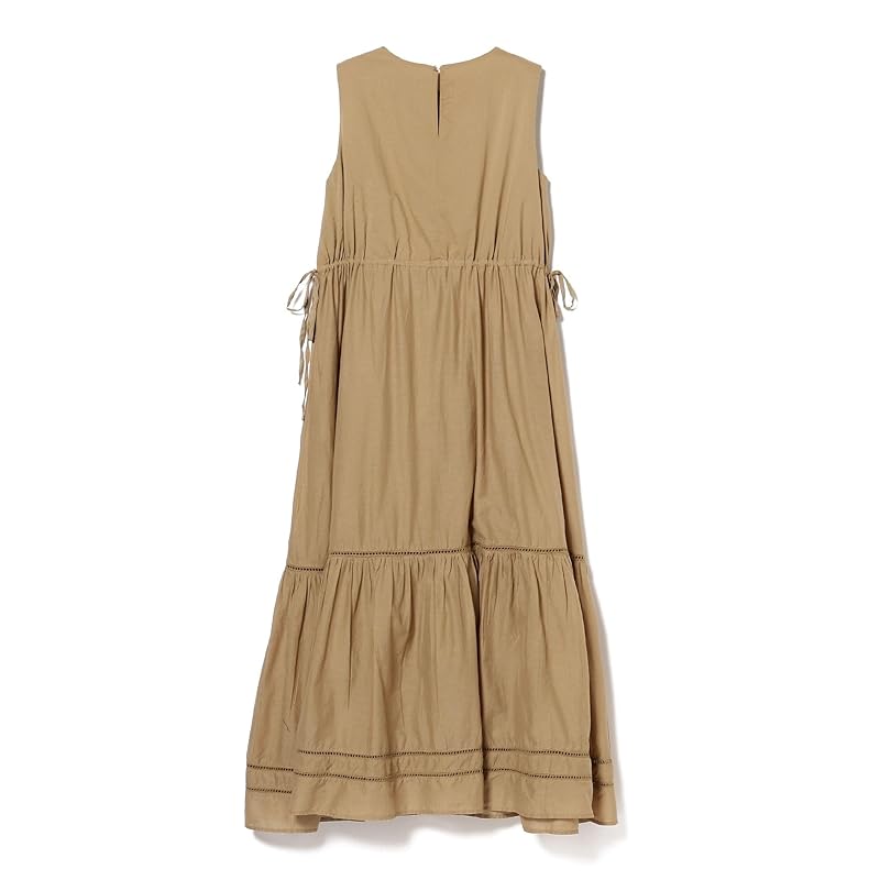 [Beaming Life Store by BEAMS] One Piece B:MING BEAMS Tiered Sleeveless Maxi Ladies BEIGE S