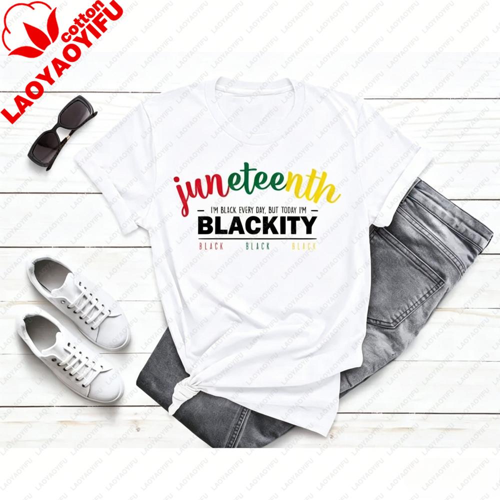 Juneteenth 1865 TShirt Black History Freedom Day Tee Black Lives Matter Shirt Independence Day Black Freedom Unisex Unisex Tops